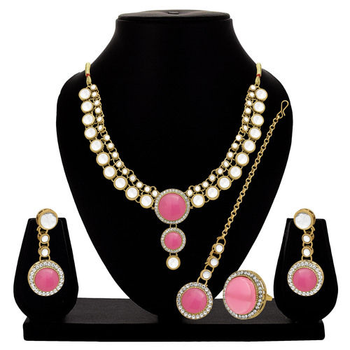 Double Delight Kundan choker Necklace set...