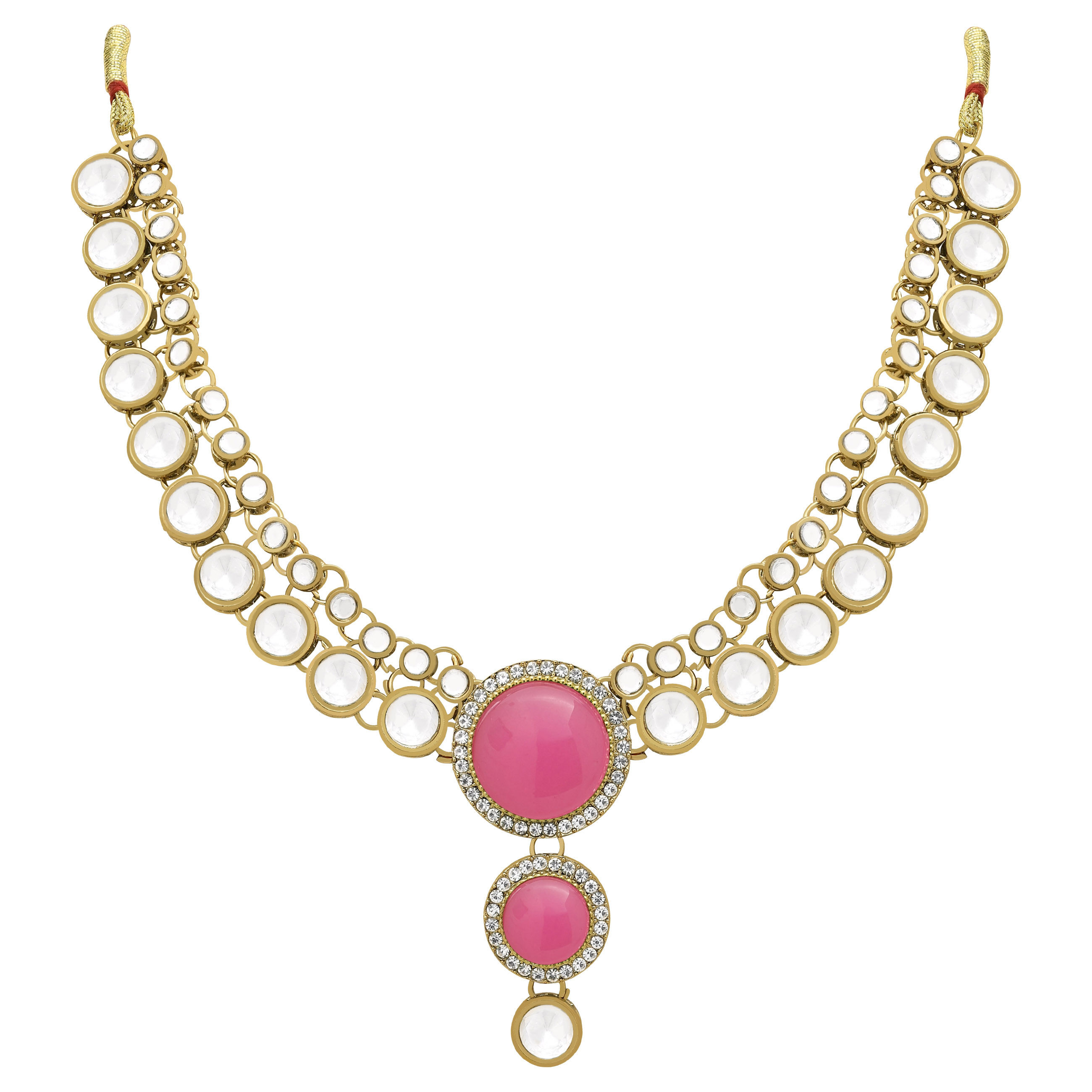 Double Delight Kundan choker Necklace set...