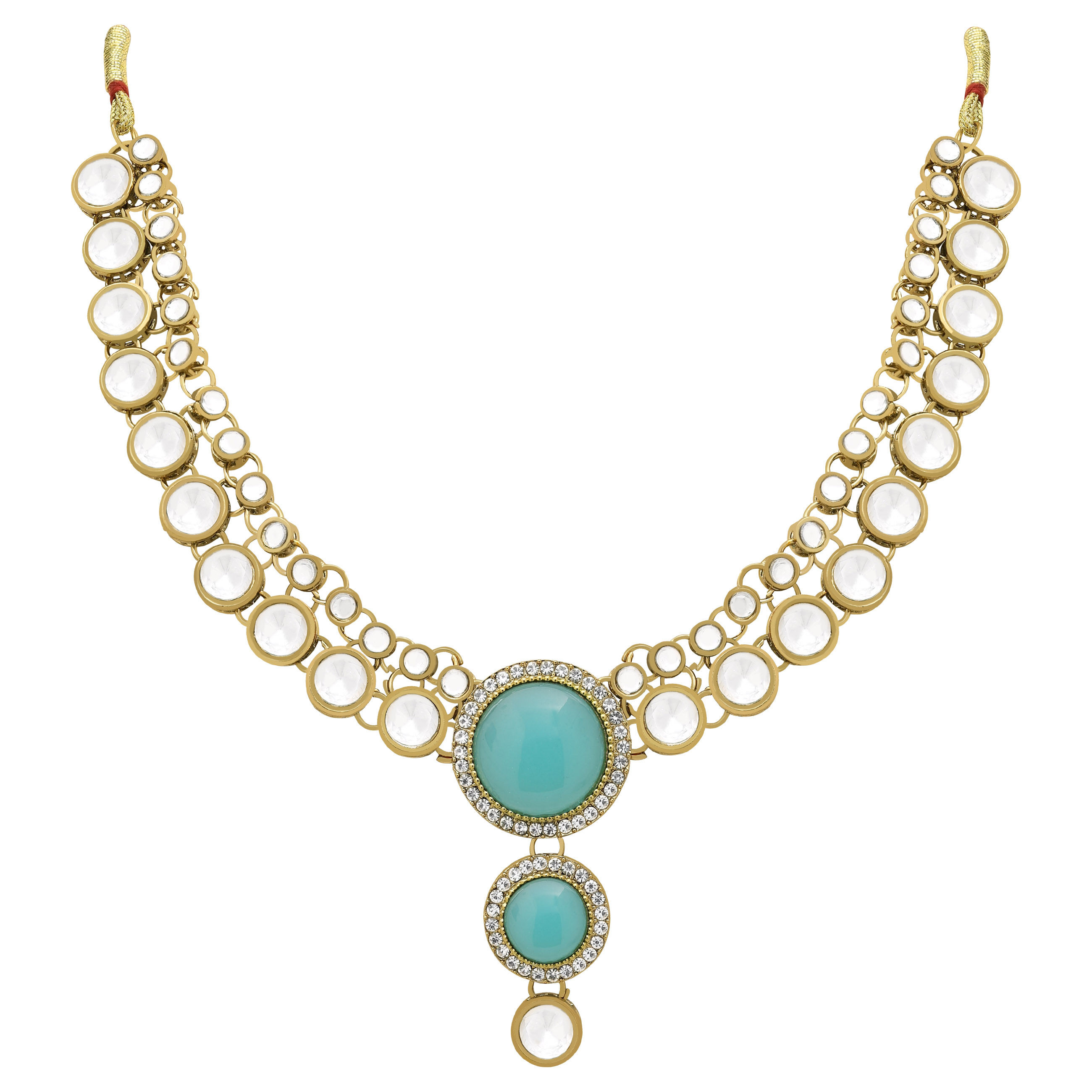 Double Delight Kundan choker Necklace set....