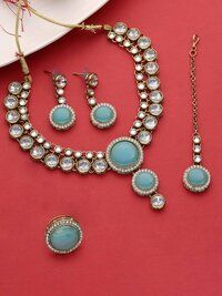 Double Delight Kundan choker Necklace set....