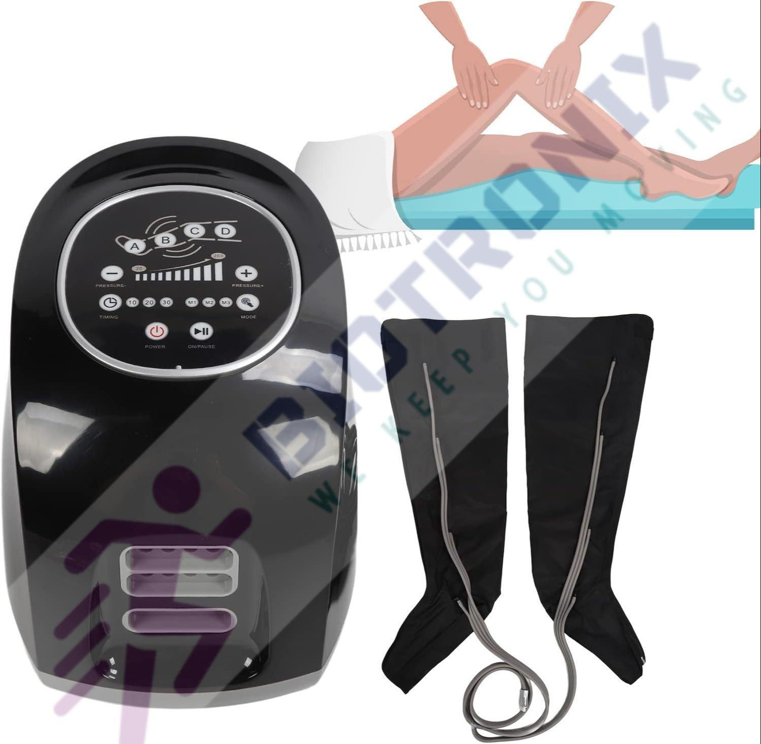 Lymphatic Drainage Pump for Circulation DVT Compression Therapy Equipment