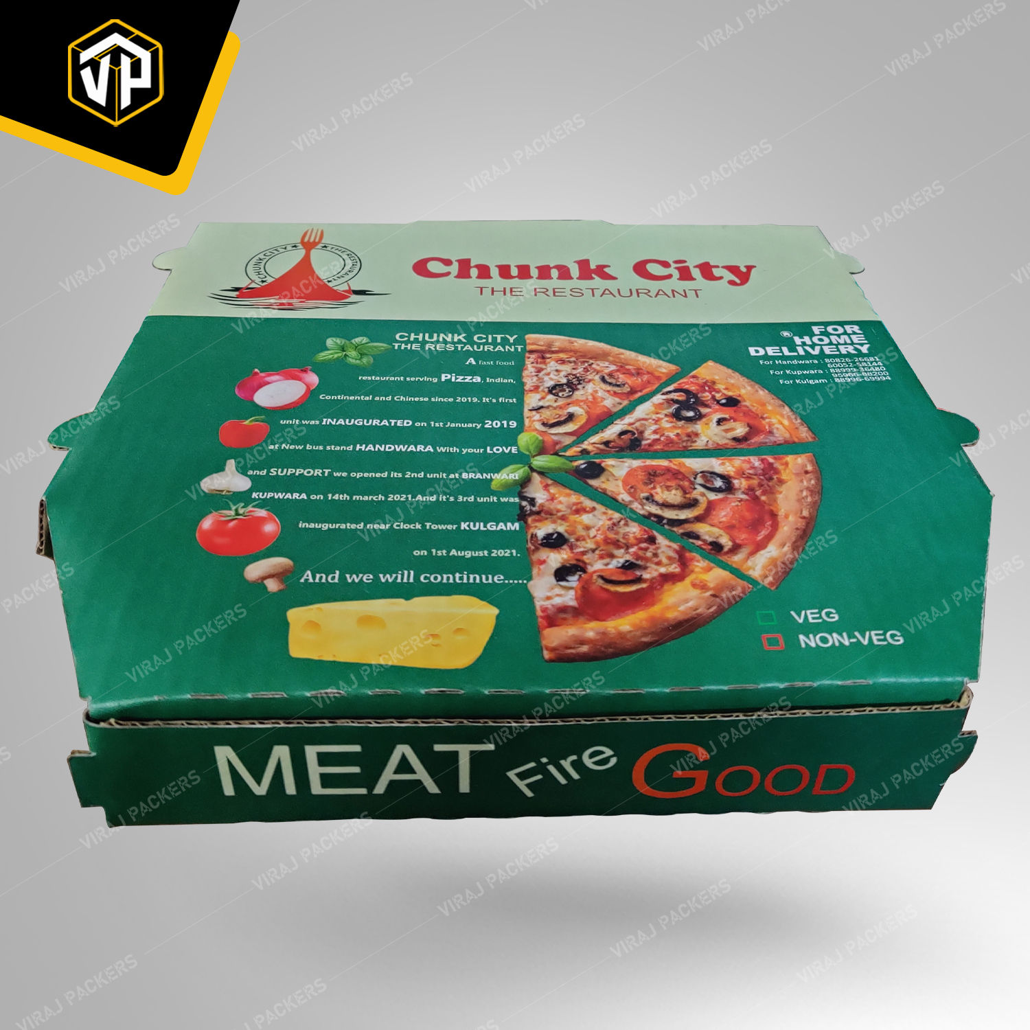 Customized Pizza Boxes Manufacuturer