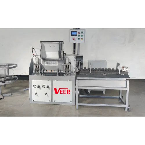 Automatic Wire Straightening And Cutting Machine - Color: Silver