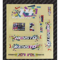Polycarbonate Sticker - Pp Material, 0.05 To 0.6 Thickness | Multi-color Cmyk Custom Design, Any Shape Available