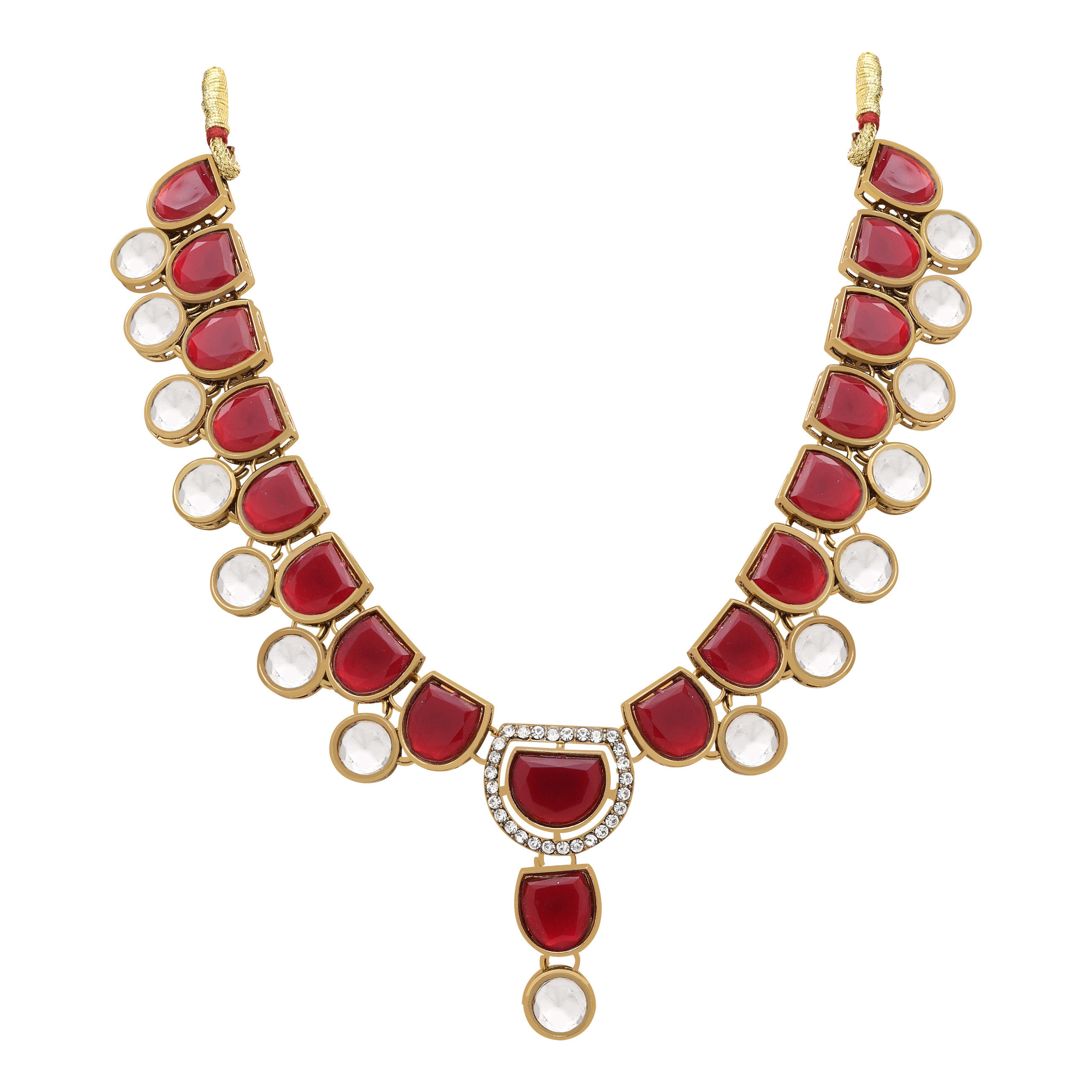 Timeless Beauty Kundan Choker Necklace Set..