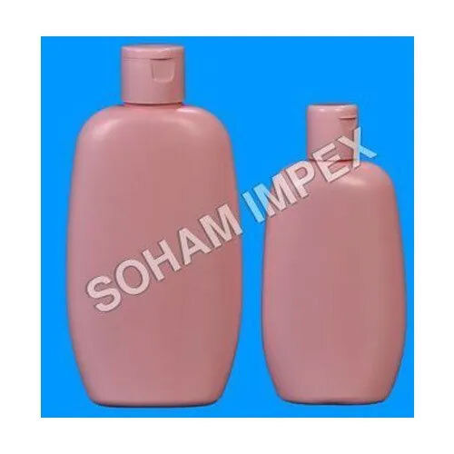 Pink HDPE Cosmetic Bottle