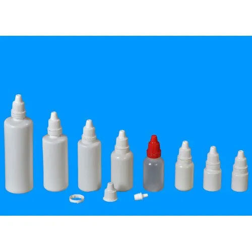 Plastic Dropper Bottle - Color: White