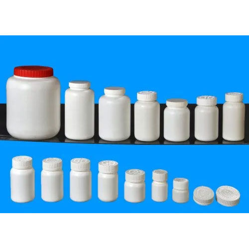 Hdpe Tablet Capsules Container - Color: White