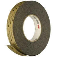 Slip Resistant General Purpose Tape - 1 Inch X 33 Meters | High Durability, Black Color, Single-sided Solvent Adhesive, 60 Feet Length, High Slip Friction Resistance For Staircase Safety