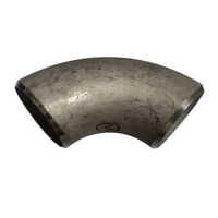 Buttweld Stainless Steel Elbow - Round Shape | Silver Finish, Durable Stainless Steel Material, Designed For Efficient Fluid Flow