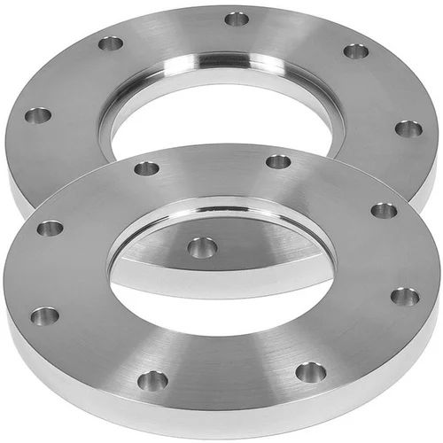 Stainless Steel Round Flange - Color: Silver