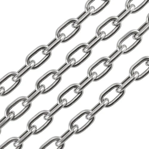 Stainless Steel Heavy Duty Chain - Color: Silver