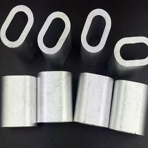 Aluminium Ferrule For Wire Rope - Color: Silver