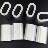 Aluminium Ferrule For Wire Rope - Aluminium, 1 Inch, Silver Color, Round Shape - Polished Surface For Rust And Corrosion Resistance, Versatile Use