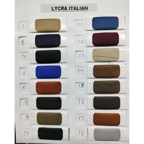 Lycra Suiting Fabric - Attributes: Washable