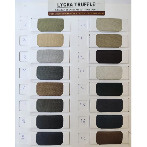 Lycra Suiting Fabric - 100% Lycra Material, Washable Plain Pattern, Available in Multiple Colours for Apparel & Clothing, Perfect for Coats/Suits/Jackets