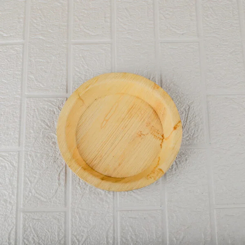 8 Inch Areca Leaf Round Plate