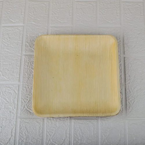 10 Inch Areca Leaf Square Plate