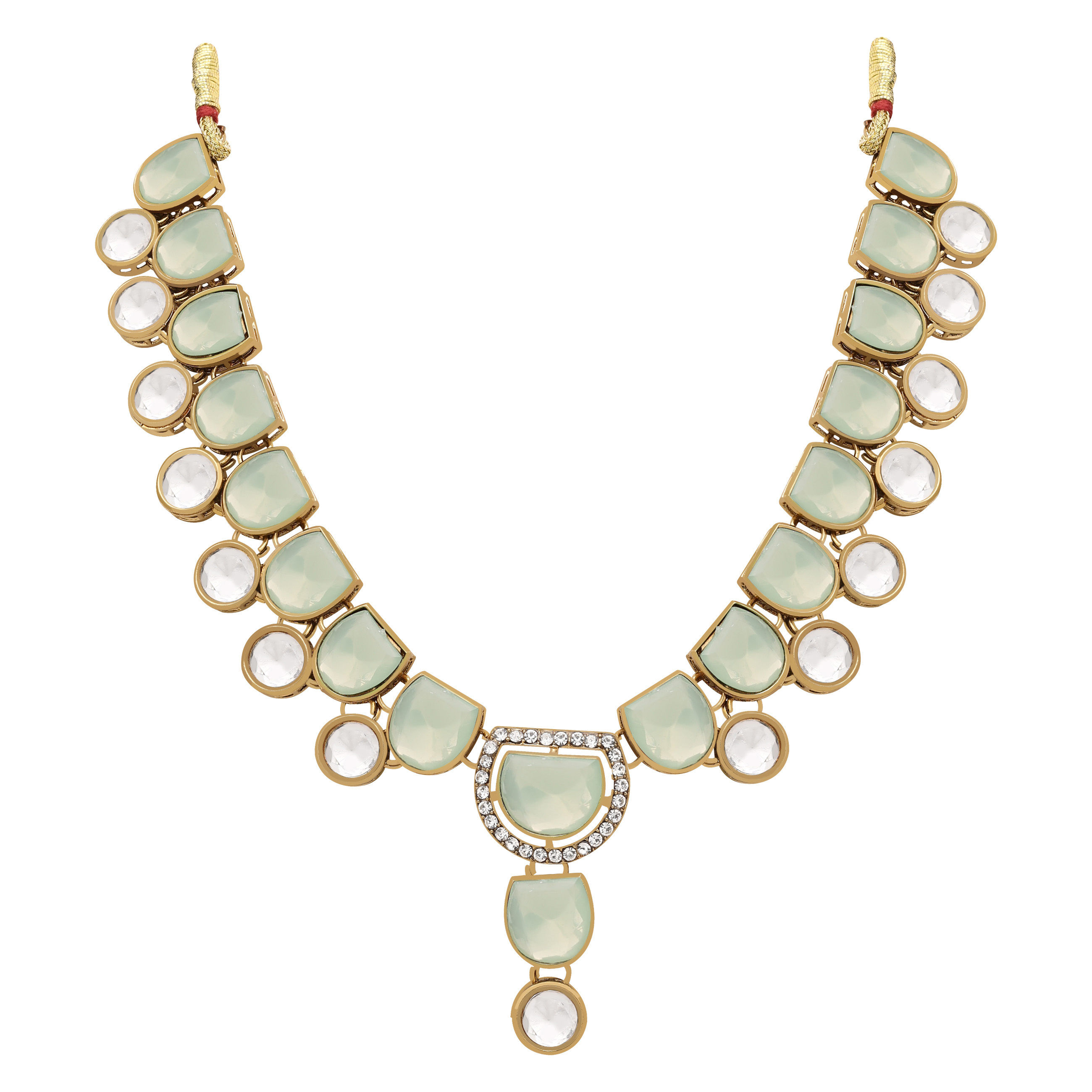 Timeless Beauty Kundan Choker Necklace Set...