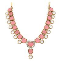 Timeless Beauty Kundan Choker Necklace Set....