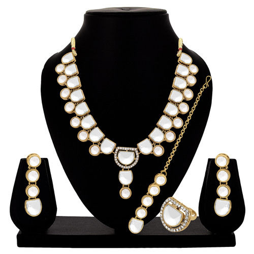 Timeless Beauty Kundan Choker Necklace Set.....