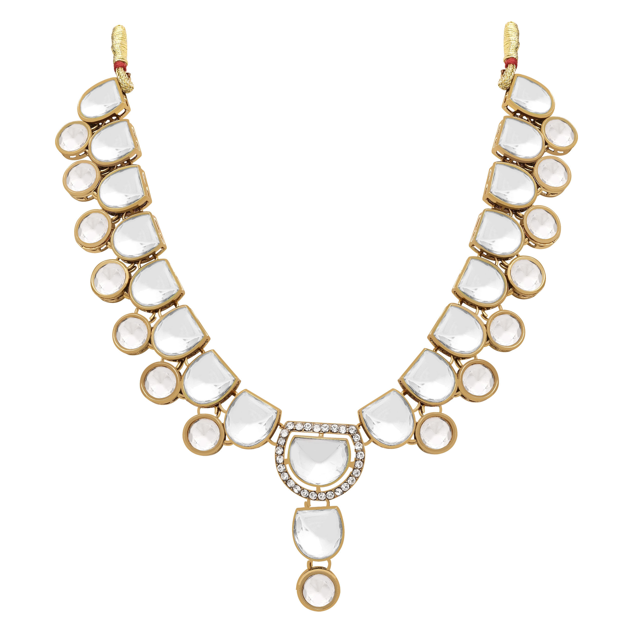 Timeless Beauty Kundan Choker Necklace Set.....