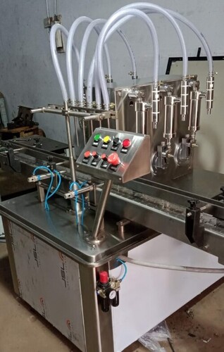 Automatic Four Head Liquid Filling Machine