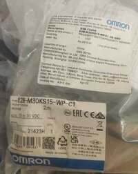 Omron Proximity Sensor ,e2b-m30ks15-wp-c1,e2a-m12kn08-wp-b2, E2a-m12kn08-m1-b1, E2a-m12kn08-m1-d1, E2a-m12ks04-m1-c1, E2a-m12ks04-m1-b1, E2a-m12ks04-m1-b2, E2a-m12ks04-wp-d1, E2a-m12ks04-wp-d2 E2a-m18kn16-m1-b1, E2a-m18kn16-m1-b2 - Cable Length: 2m