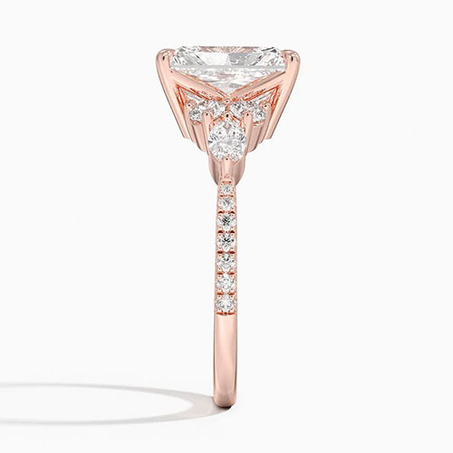 Diamond Ring - Excellent Cut, Oval Shape | Natural Rose Gold Fancy Diamond