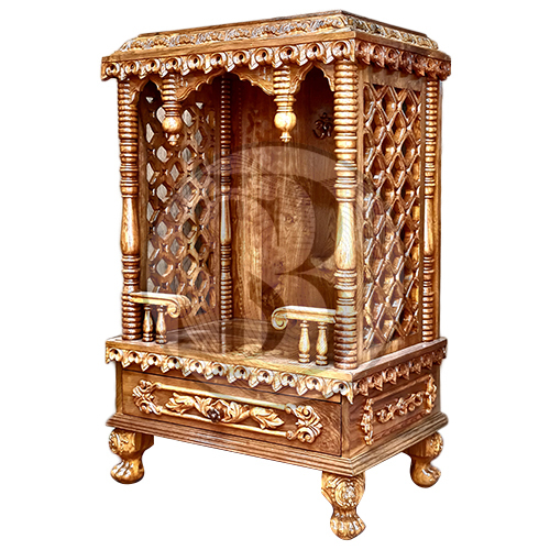 Brown Wooden And Fiber Dewara Temple
