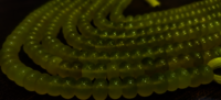 Lemon Green Onyx Rondelle Plain 8mm Beads Sold Per Strand 8 Inches long