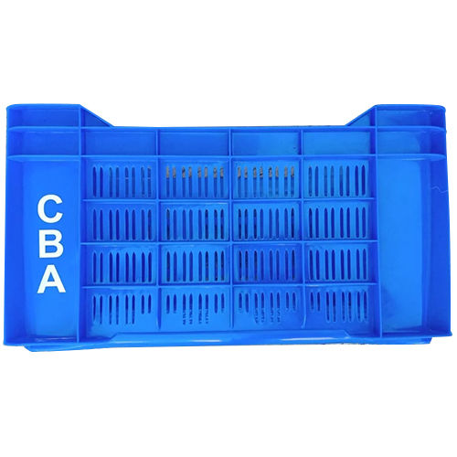 Blue Plastic Crates - Hardness: Rigid