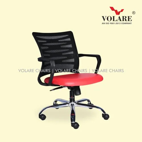 Nylon Staff Mesh Revolving Chair - Application: Office