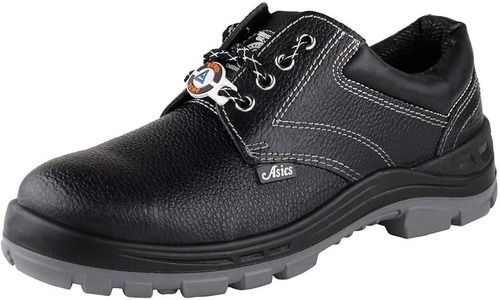 Safety Shoes - Durable Leather, All Sizes Available | Slip-Resistant Sole, Comfortable Fit, Shock Absorption