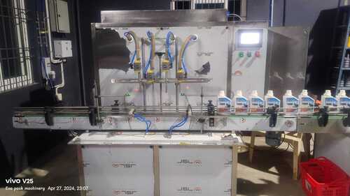 Automatic olive oil filling machine