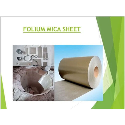 Folium Mica Sheet - Color: Silver