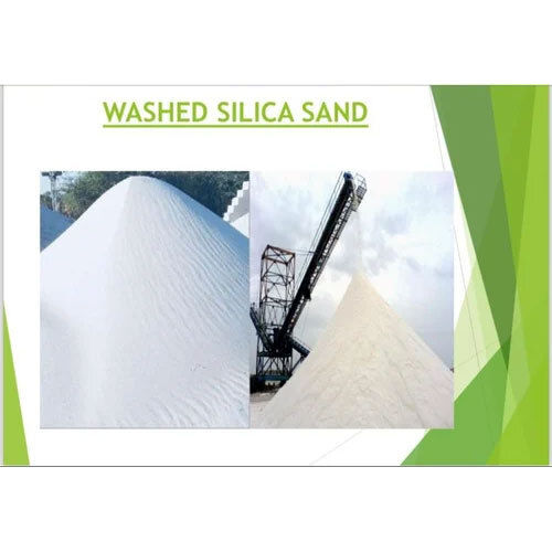 Washed Silica Sand - Color: White