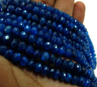 Natural Neon Apatite Rondelle Faceted 5-7mm Beads Strand 8 inches long