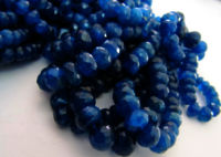 Natural Neon Apatite Rondelle Faceted 5-7mm Beads Strand 8 inches long