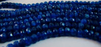 Natural Neon Apatite Rondelle Faceted 5-7mm Beads Strand 8 inches long