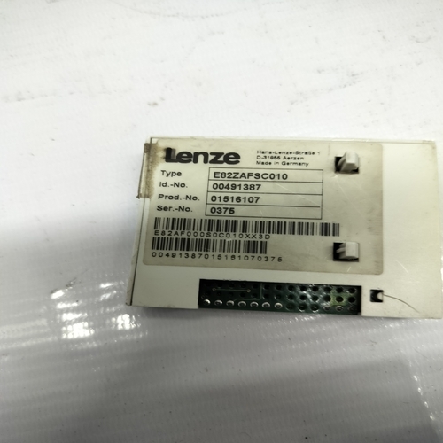 LENZE E82ZAFSC010 I/O MODULE