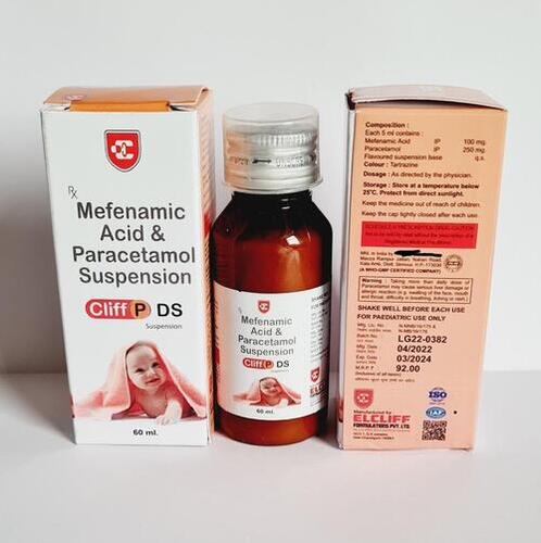 Mefenamic acid 100 + PCM Suspension