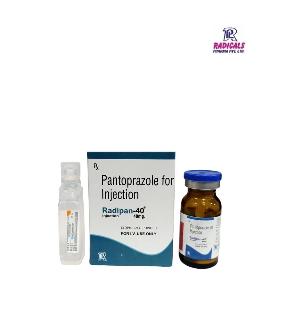 Pantoprazole Sodium Injection - 40 mg Assay, Grade IP | Cool & Dry Storage, Single Dose Packaging