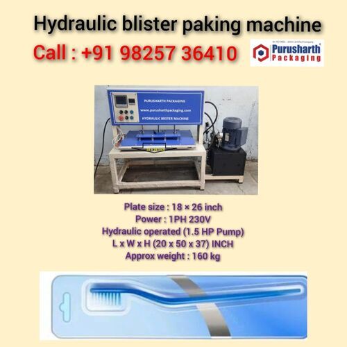 Tooth Brush Blister Packing machine