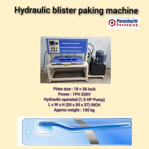 Tooth Brush Blister Packing machine