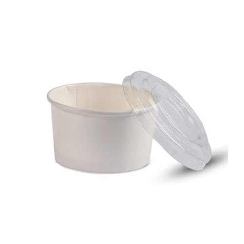 Paper Dips with HIPS Lids/Pet Lids/Paper Lids