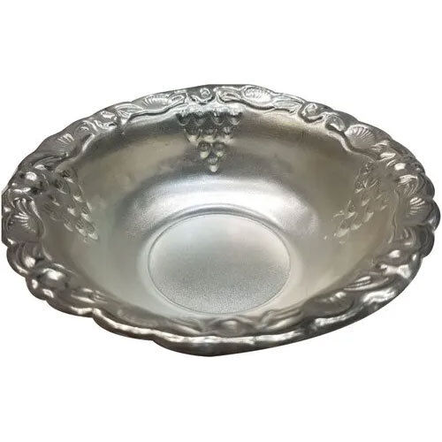Engraved German Silver Bowl