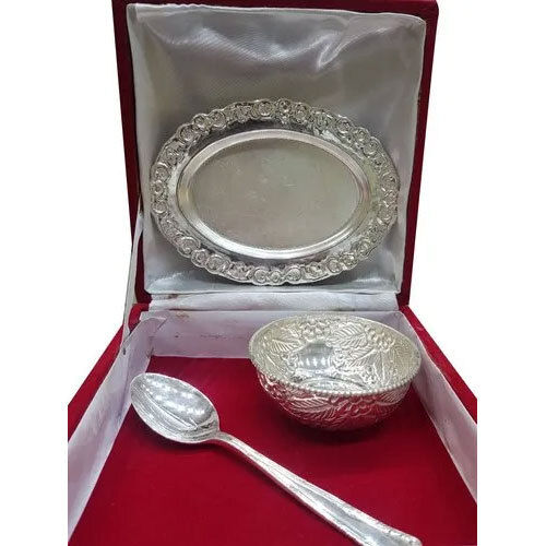 German Silver Desert Set