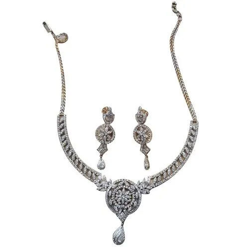 Designer Diamond Necklace Set