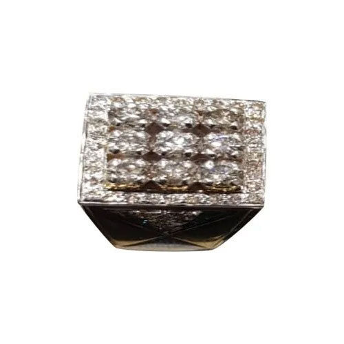 Mens Diamond Ring - Diamond Shape: Round Cut